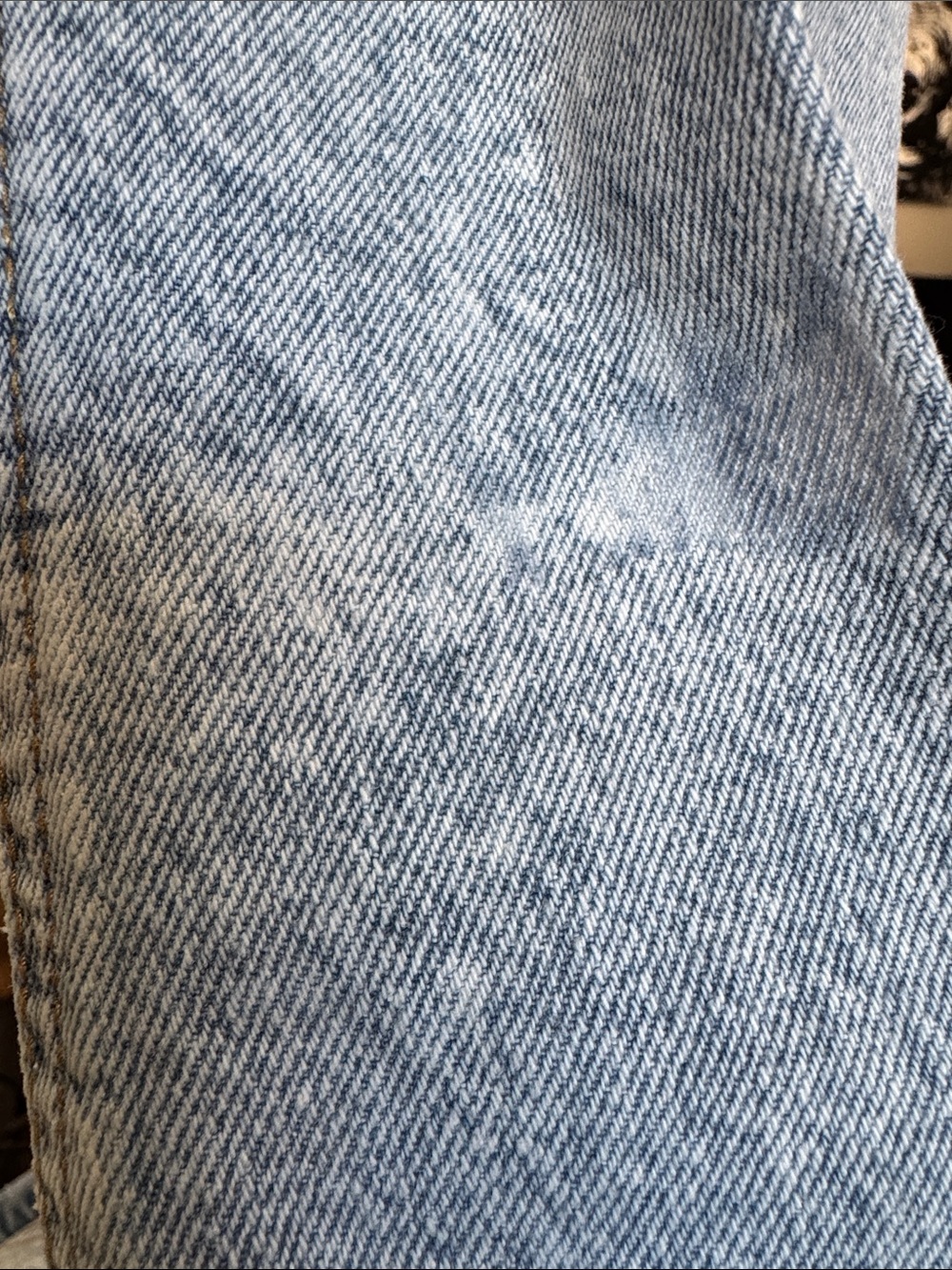 Long Light Wash Denim Duster Jacket #533 - Picture 6 of 6